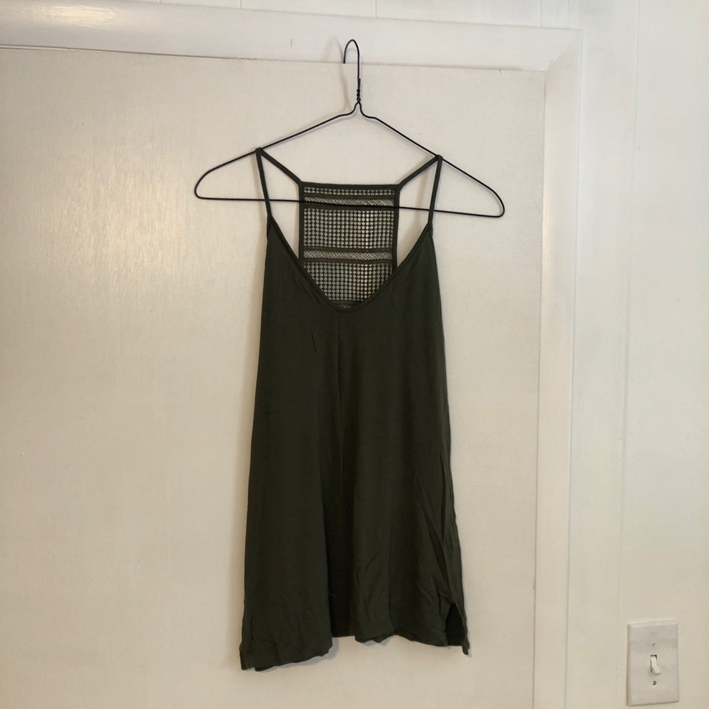 Hunter green tank top